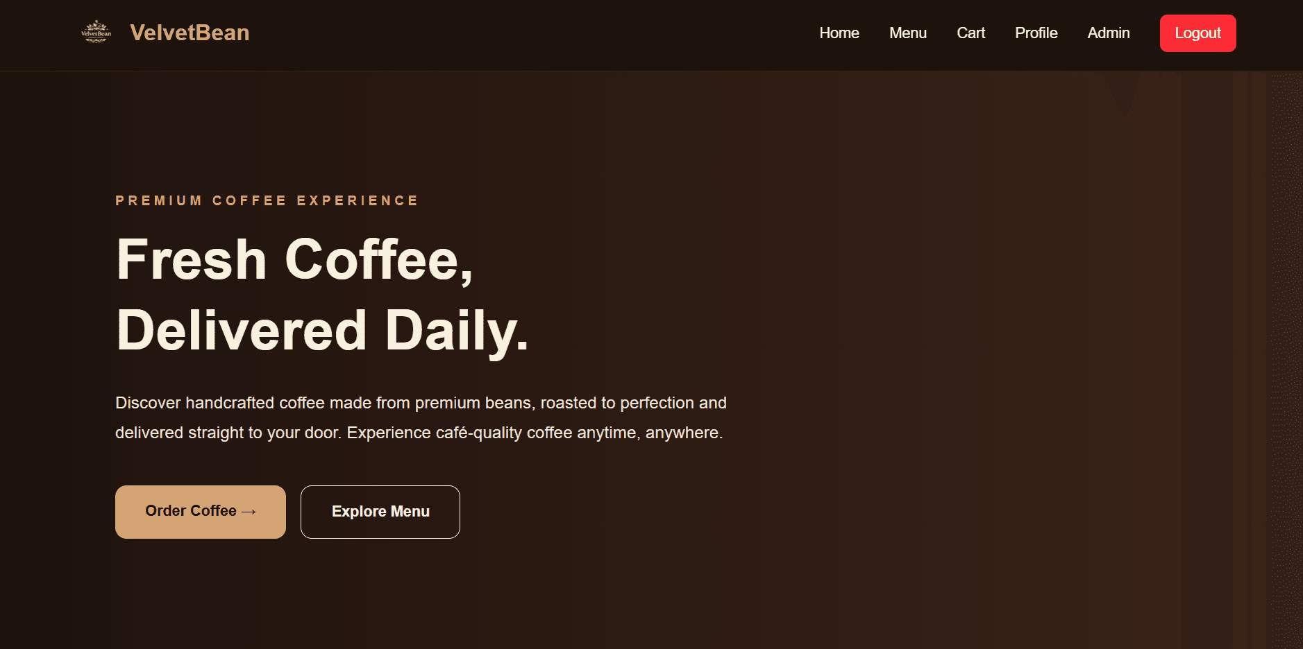 VelvetBean project preview
